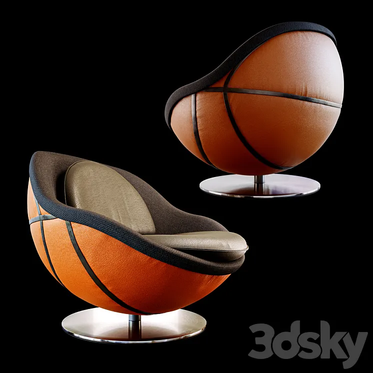 Lounge Chair Nba (lillus \/ Lento) 3DS Max