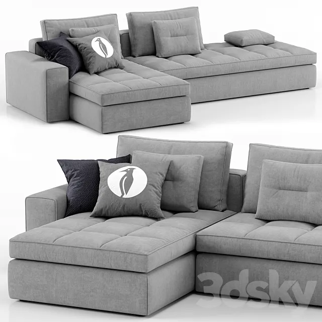 Lounge sofa – Calligaris 3ds Max