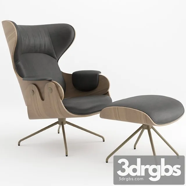 Lounher Armchair by BD Barcelona 3dsmax Download
