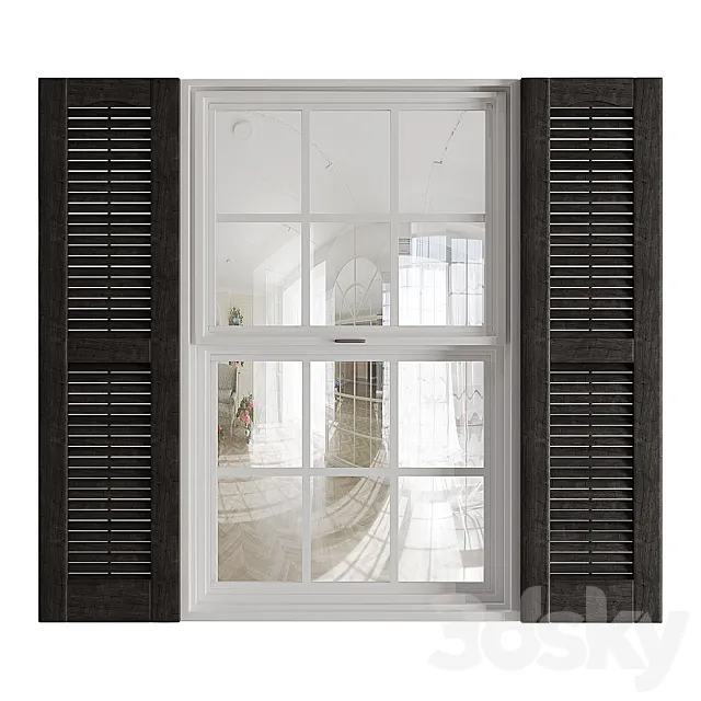 Louvered Shutters 3ds Max