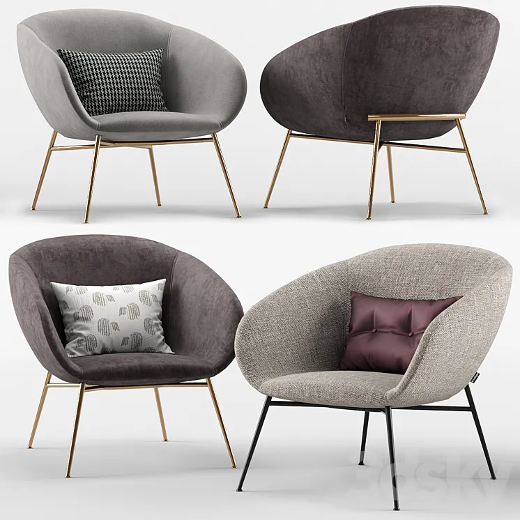 Love armchair – Calligaris 3DS Max