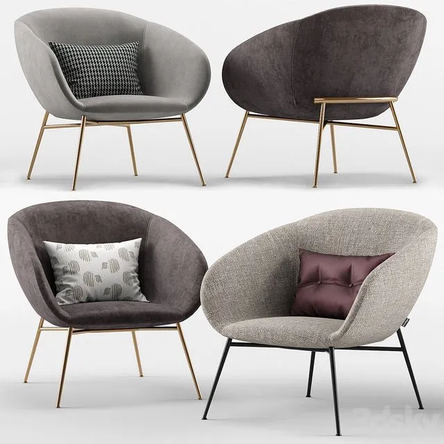 Love armchair – Calligaris 3dsMax Model