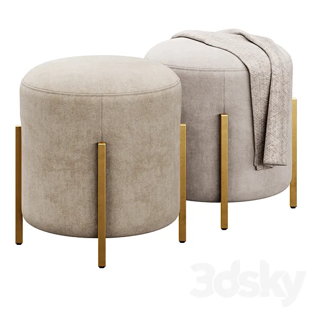 Love Joy Pouf by Miranda Kerr Home 3ds Max