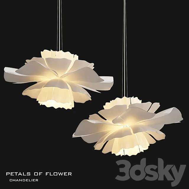 LovE me not chandelier 3DS Max Model