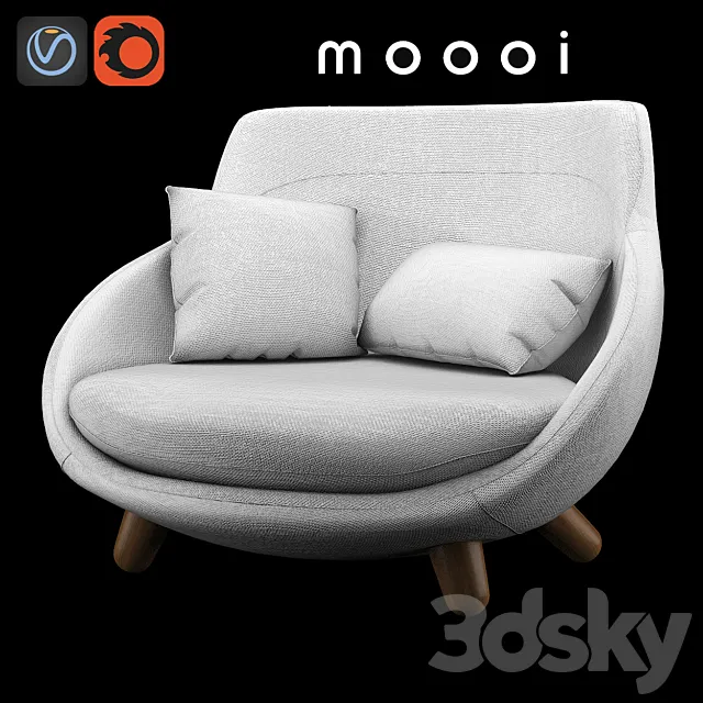 Love Sofa High Back 3ds Max