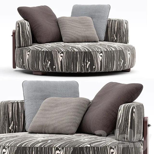 LOVESEAT Florida By Minotti 3DS Max Model