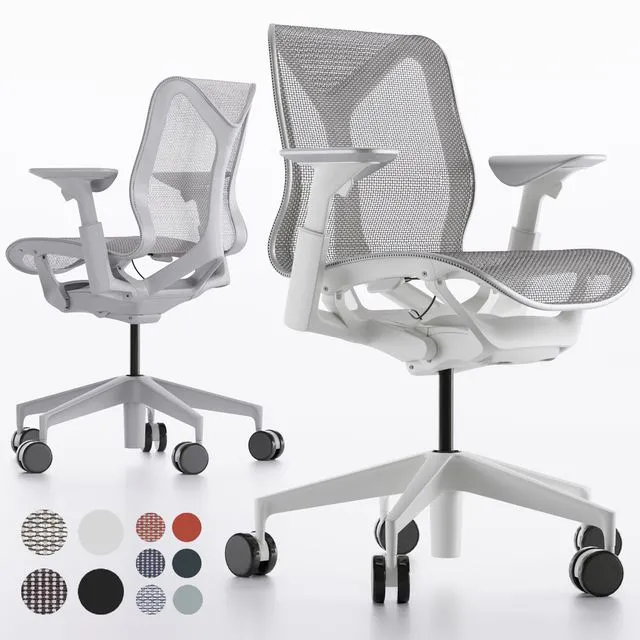 Low-Back Cosm Chair by Herman Miller 3dsMax Model