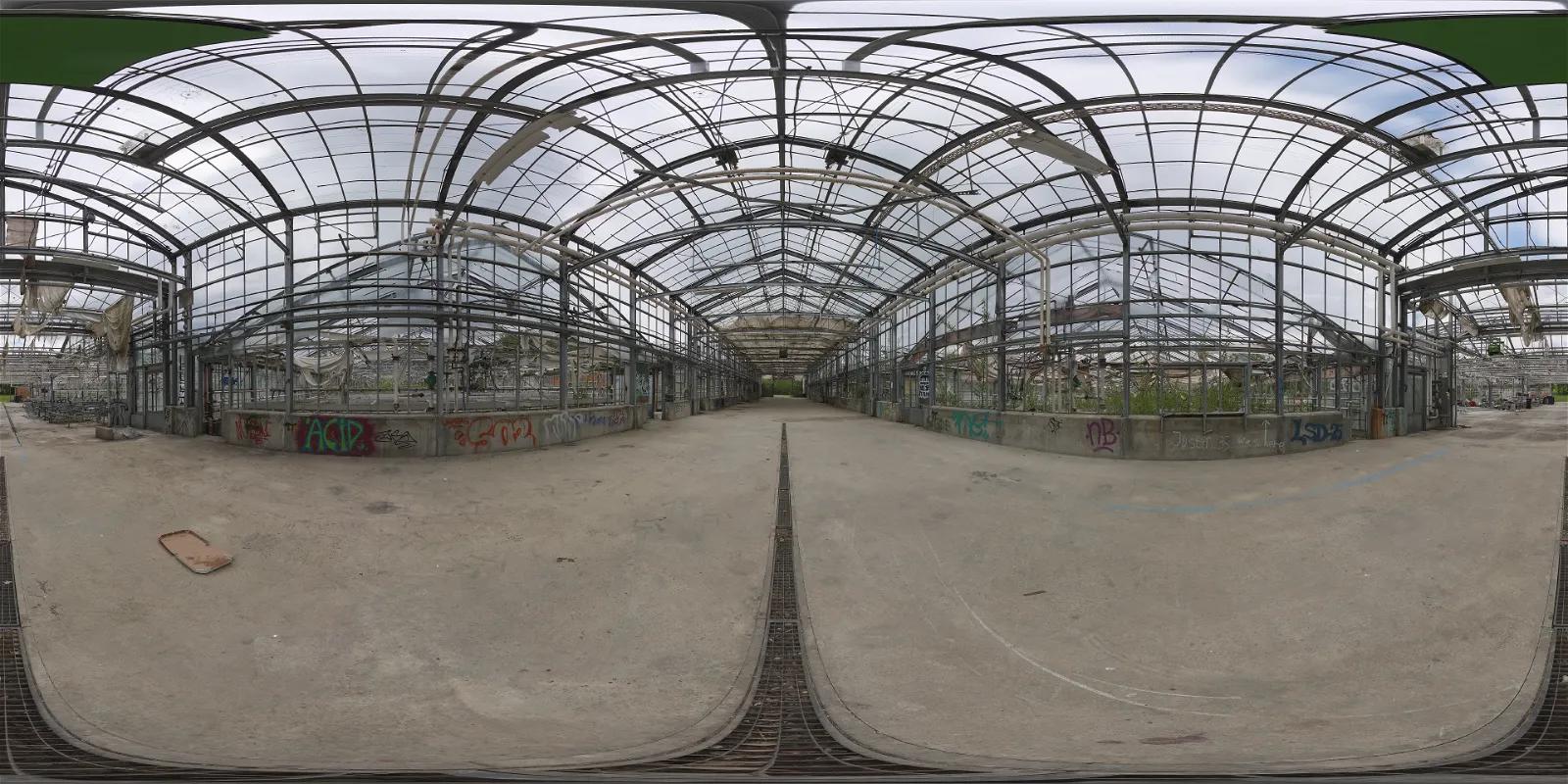 HDRI – Abandoned Greenhouse – natural light