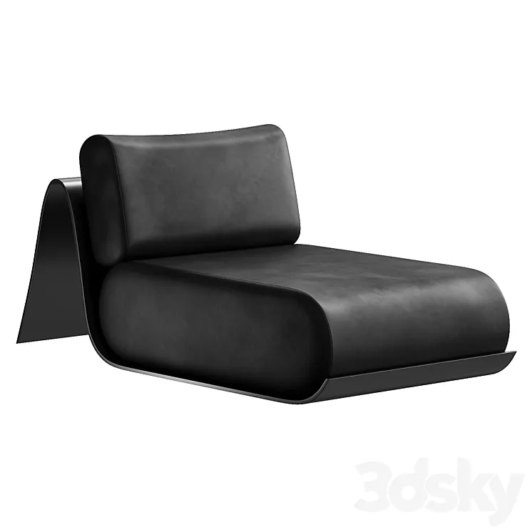 Low easy chair 3DS Max