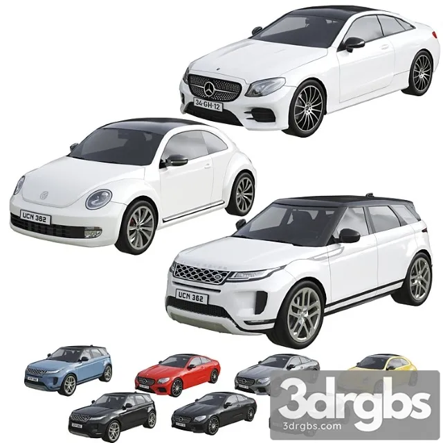 Low poly cars set 3dsmax Download