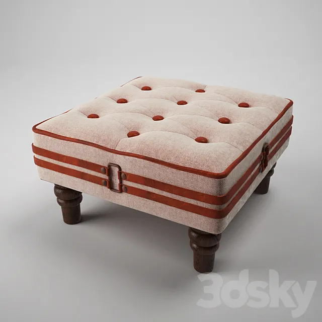 Low stool Snitram 3DS Max Model