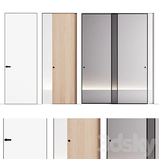 Lualdi doors set 3DSMax File