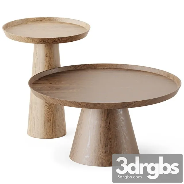 Luana round coffee table by bloomingville