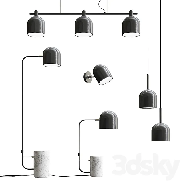 Luca Lamp Collection – 5 types 3ds Max