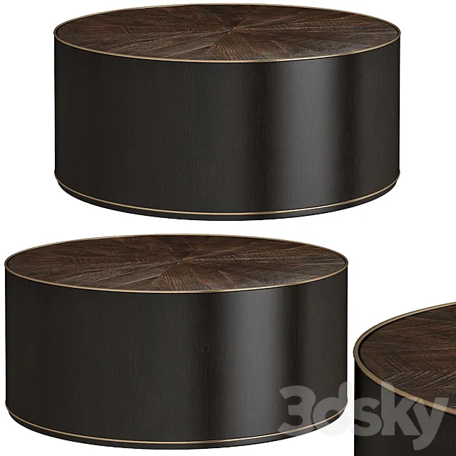 Lucas Round Coffee Table 3ds Max
