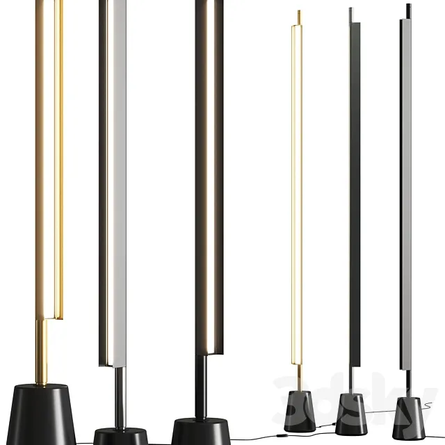 Luceplan Compendium Floor Lamps 3DS Max Model