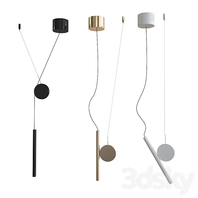 Luceplan Doi Pendant Lamp 3DS Max Model
