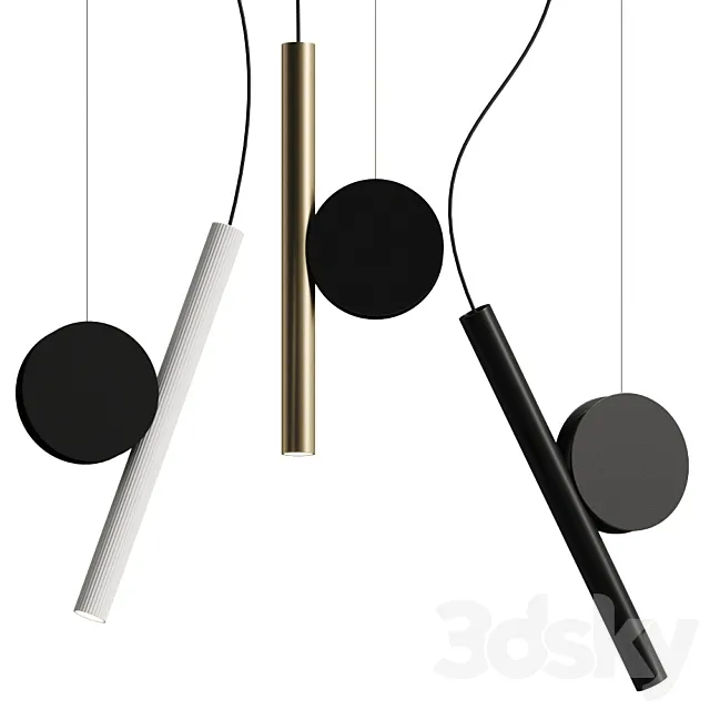 Luceplan Doi Pendant Lamp 3DS Max Model