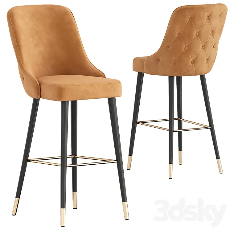 Lucia Bar Stool 3DS Max Model