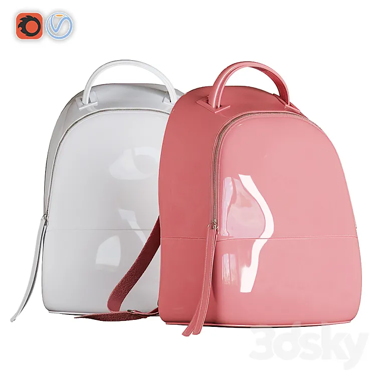 Lucky backpack 3DS Max