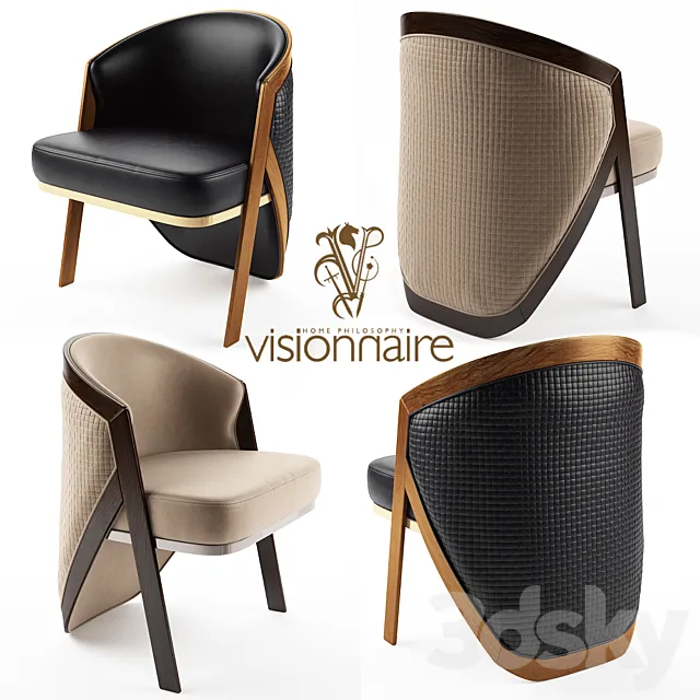 Lucky chair – Visionnaire Home Philosophy 3DS Max Model