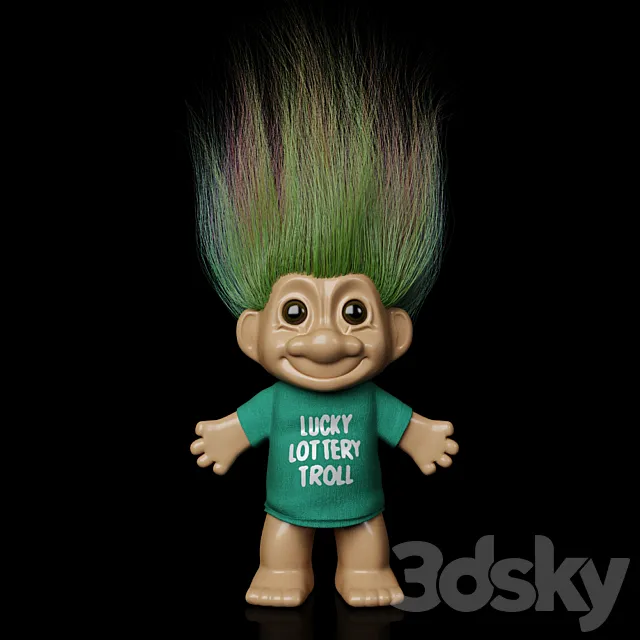 Lucky Lottery Troll 3ds Max