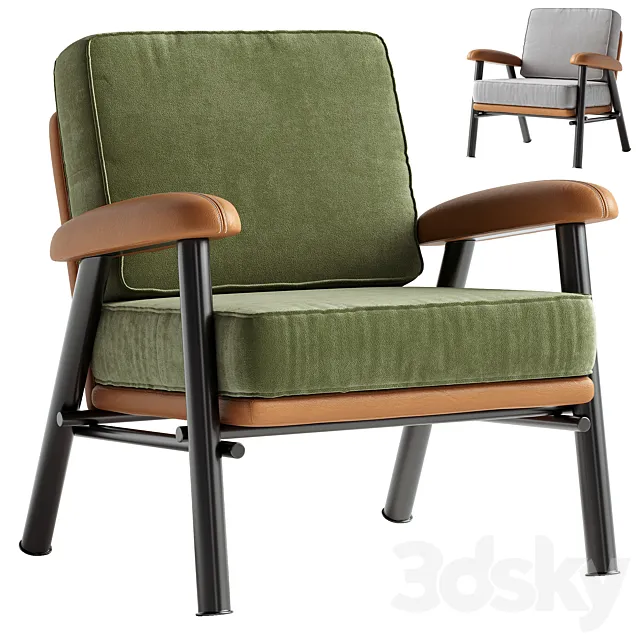 Ludwig arm chair 3DS Max Model