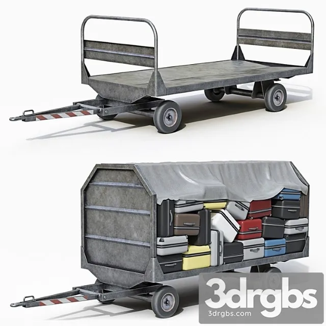 Luggage trolley 3dsmax Download
