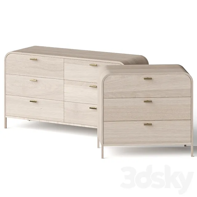 Lulu and Georgia Brooke Dresser Sideboard 3DS Max Model