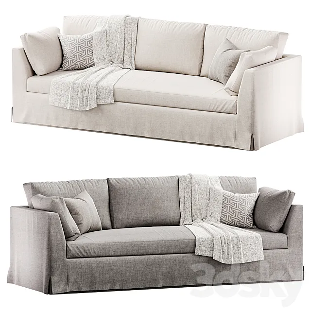 Lulu and Georgia “Coen Slipcover Sofa” 3ds Max