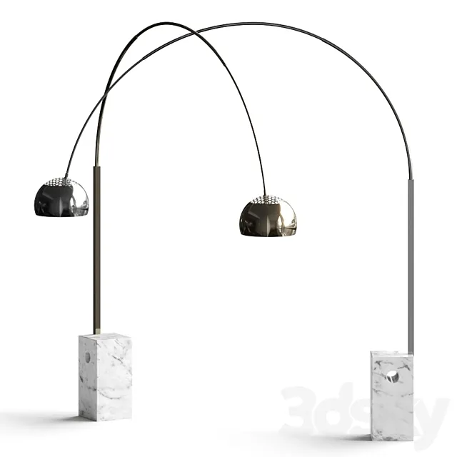 Lulu and Georgia Cole Flos Arco Floor lamp 3ds Max