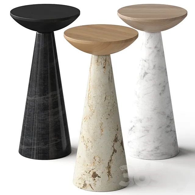 Lulu and Georgia Killian Round Side Table 3ds Max