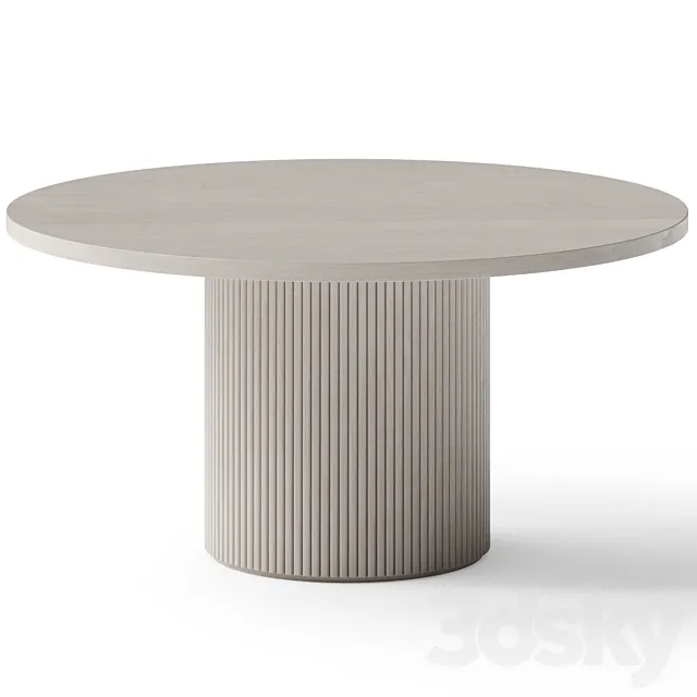 Lulu and Georgia Rutherford Round Dining Table 3ds Max