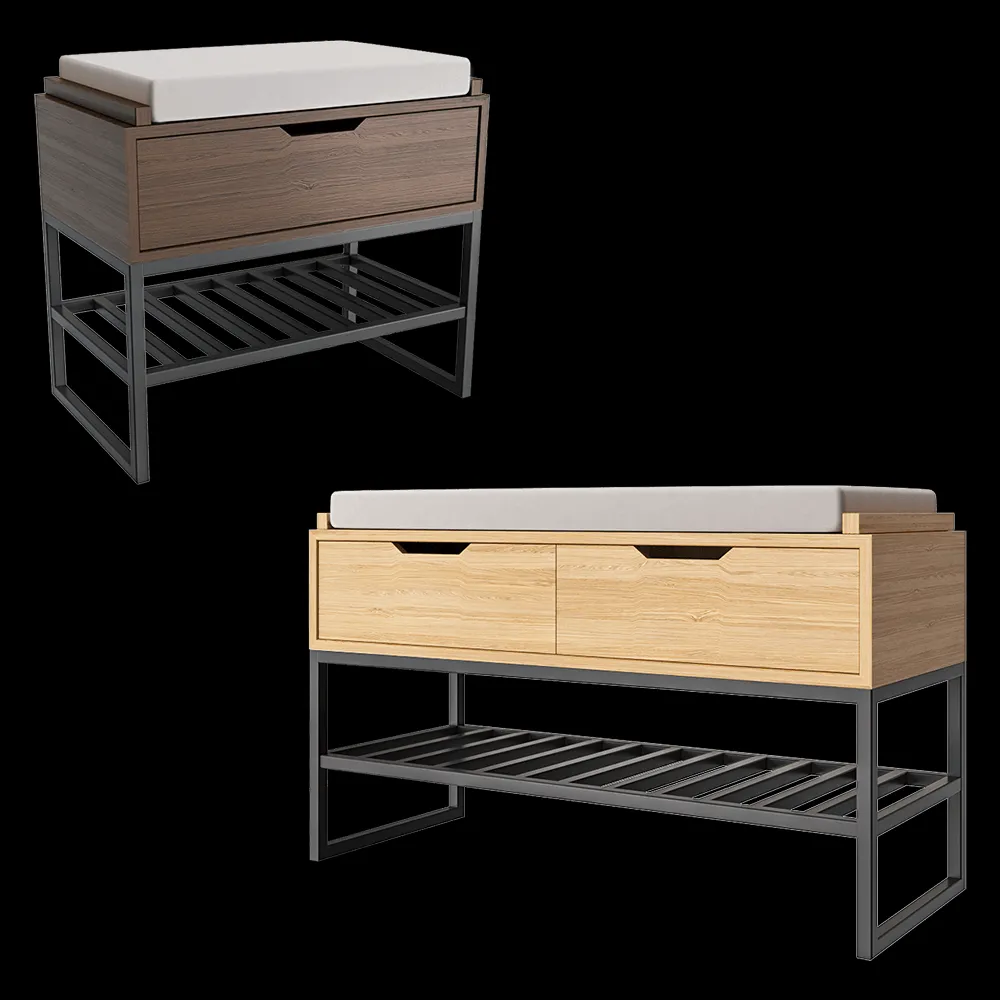 lulu’space – Banquettes Ramon Hall 3ds Max