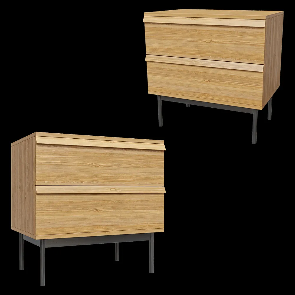 lulu’space – Bedside table Lina Metal 3ds Max