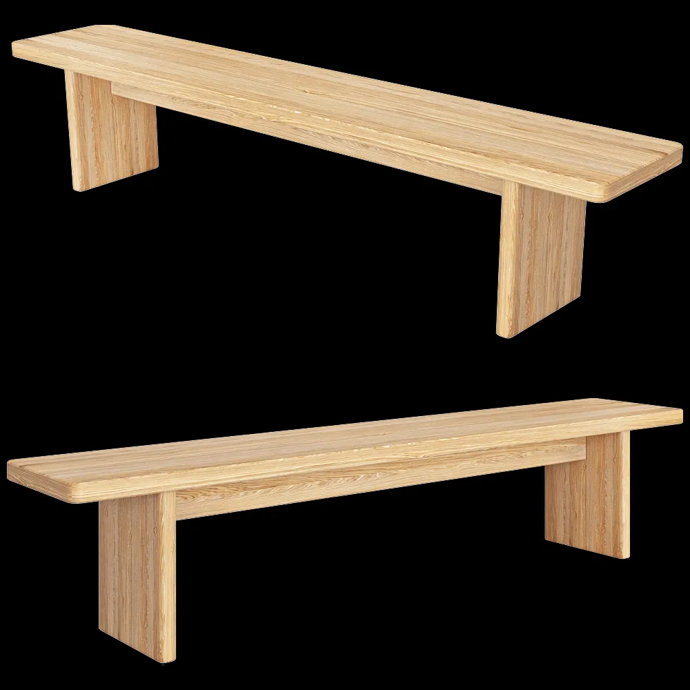 lulu’space – Bench Amalfi 3ds Max