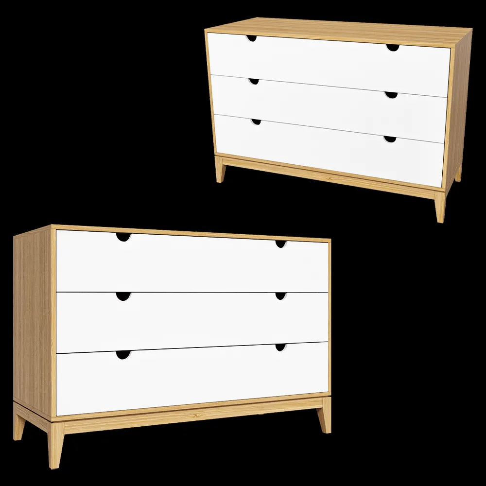 lulu’space – Chest of drawers Scandinavia 3ds Max