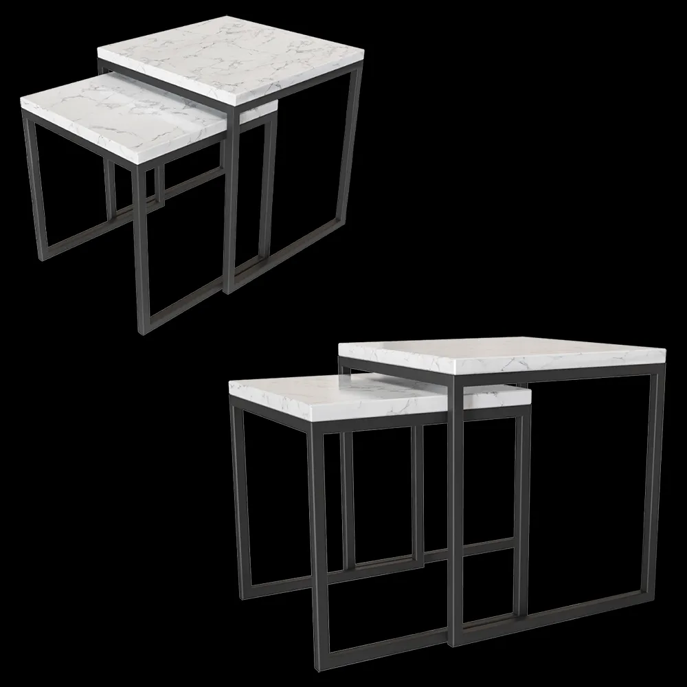 lulu’space – Coffee table Duos 3ds Max