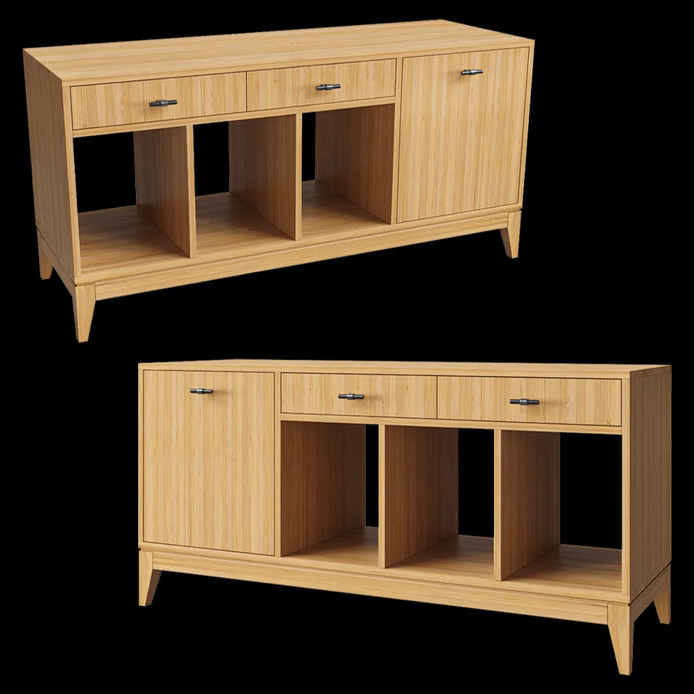 lulu’space – TV stand Brussel Vinyl 3ds Max