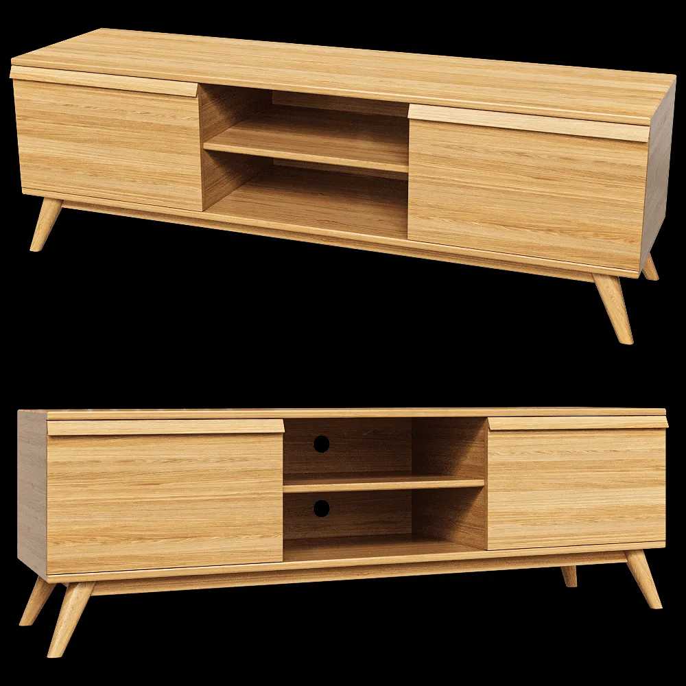 lulu’space – TV stand Lina open 3ds Max