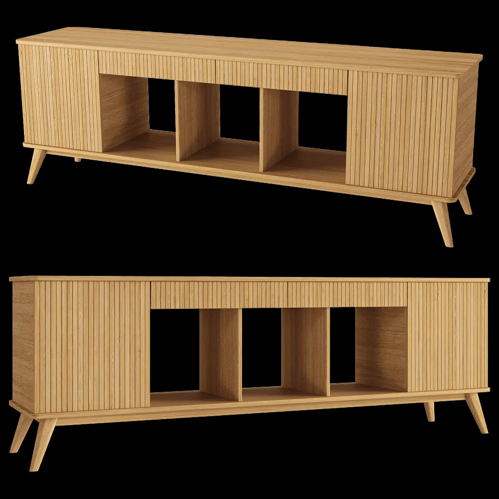 lulu’space – TV stand Viva Vinyl large 3ds Max