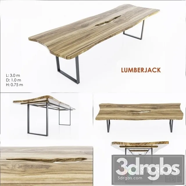 Lumberjack Table 3dsmax Download