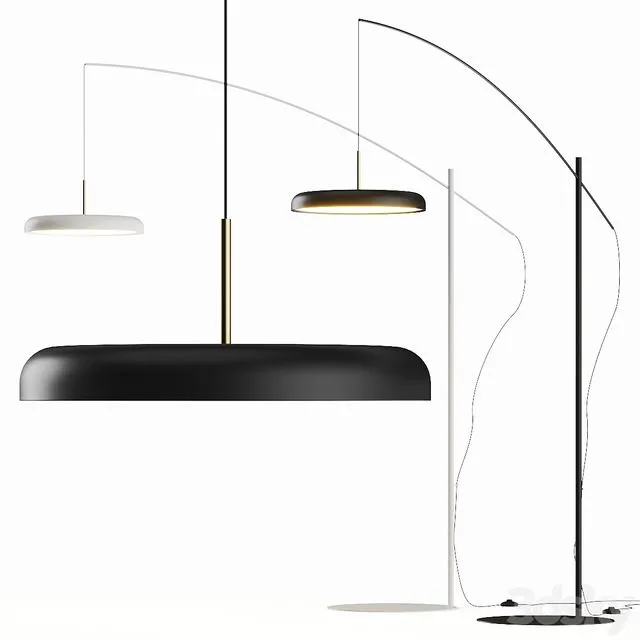 Lumen Center Italia Zero Floor Lamp 3dsMax Model