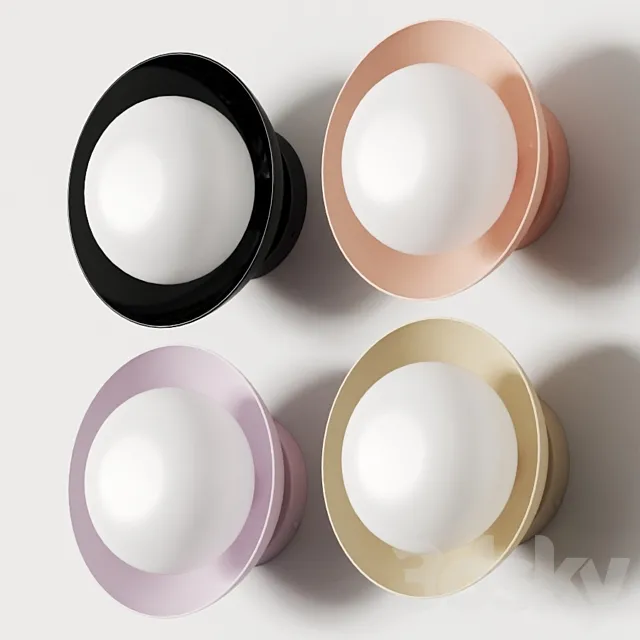 Luminaire Authentik Nube Danoise Wall Lamp 3ds Max