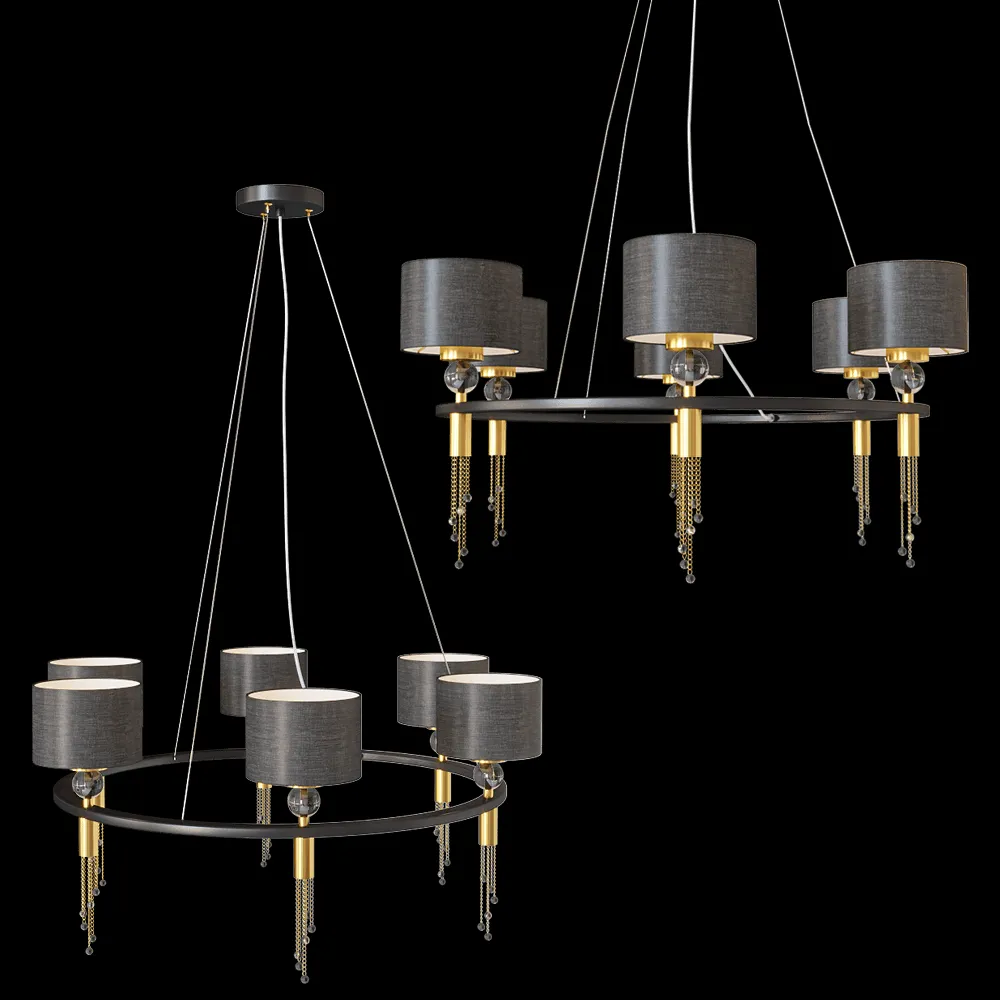 Lumion – Chandelier Santiago 4516/6 3ds Max