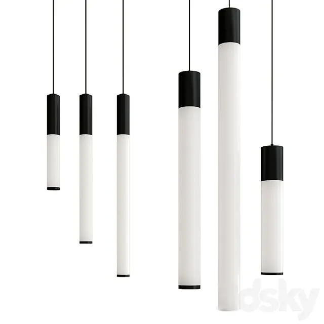 LUMISTIK pendant lamp collection 3dsMax Model