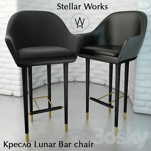 Lunar Bar Chair 3DS Max Model