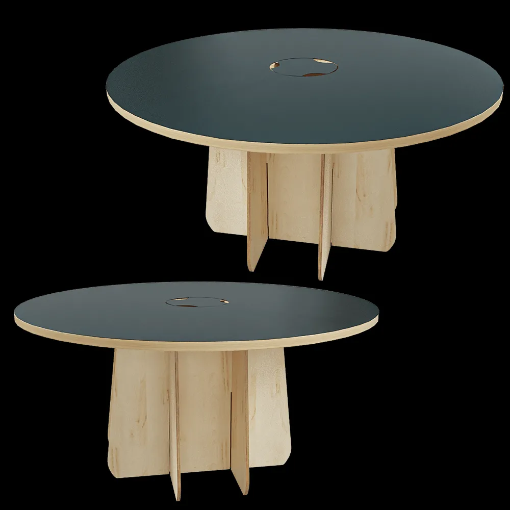 Lundbergs Möbler  – Round table Funghi 3ds Max
