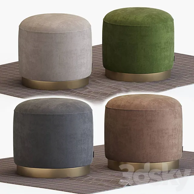 Lune-stools 3ds Max