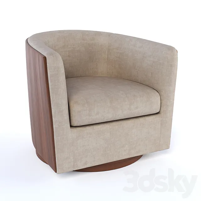 Luther Swivel Chair 3DSMax File
